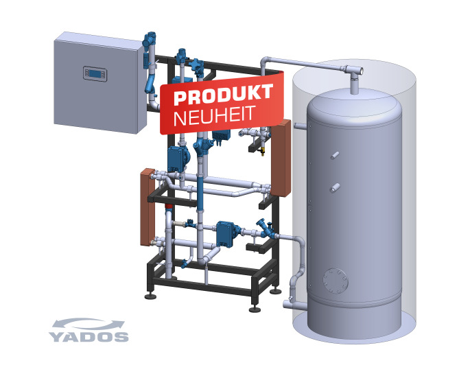 CAD-Abbildung TWE-System - Produktneuheit Trinkwassererwärmer YADO-AQUA RA Premium